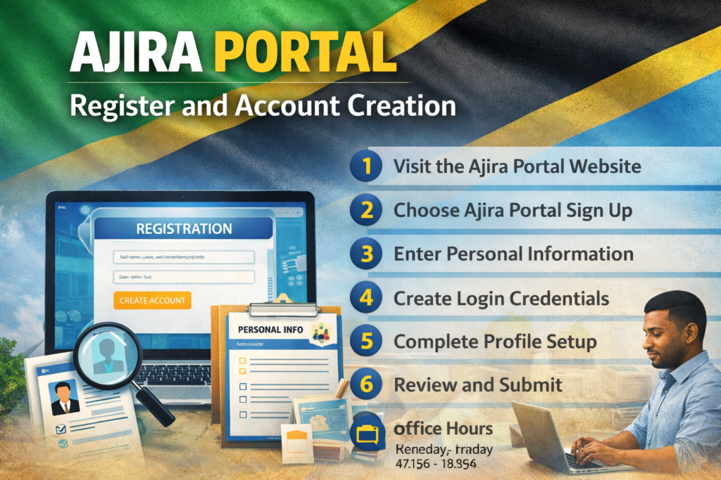 ajira portal register